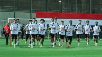 المنتخب الوطني الأول لكرة القدم يجري تدريبه الثاني استعدادًا لكأس العالم