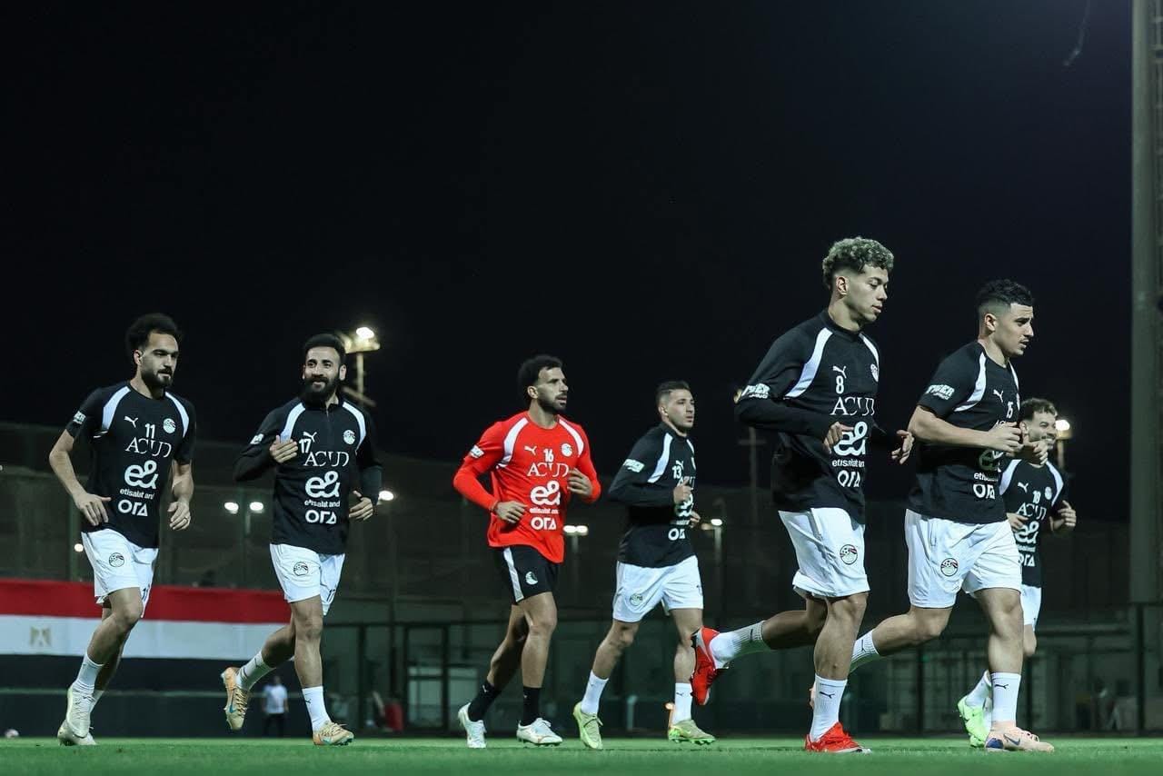 منتخب مصر الأول يواصل استعداداته لمواجهة روسيا الودية