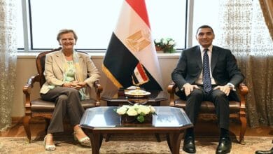 وزير الشباب والرياضة يبحث التعاون مع سفيرة الاتحاد الأوروبي بالقاهرة