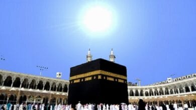 تعامد الشمس على الكعبة المشرفة في سماء مكة المكرمة