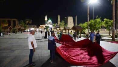محافظ الأقصر يتفقد ساحة أبو الحجاج للاطمئنان على جاهزيتها لصلاة العيد