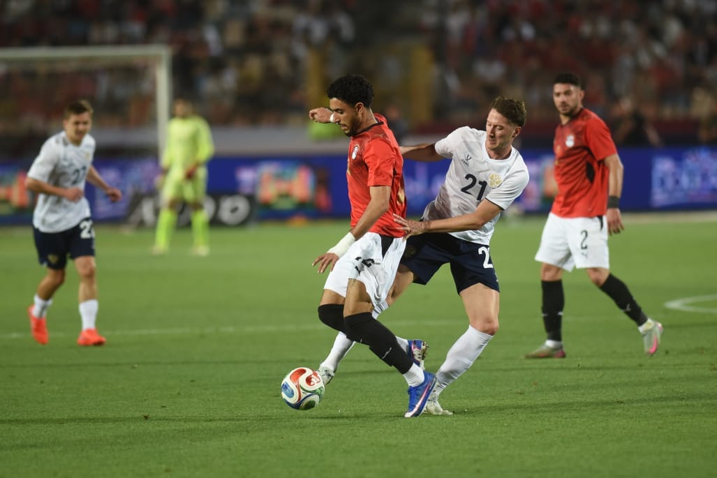التعادل السلبي يحسم الشوط الأول لمباراة مصر وروسيا الودية