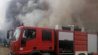 تفاصيل حريق فرش الباعة بميدان العرب في جسر السويس.. الحماية المدنية تنجح في إخماد النيران