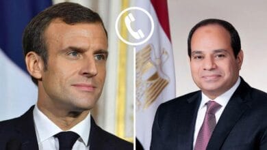 الرئيس السيسي والرئيس الفرنسي ماكرون يبحثان سبل تعزيز العلاقات الثنائية والملف الإقليمي