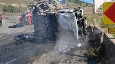 الجيش الإسرائيلي يؤكد شن غارة على مركبة للجيش اللبناني أسفرت عن مقتل ضابطين وجندي