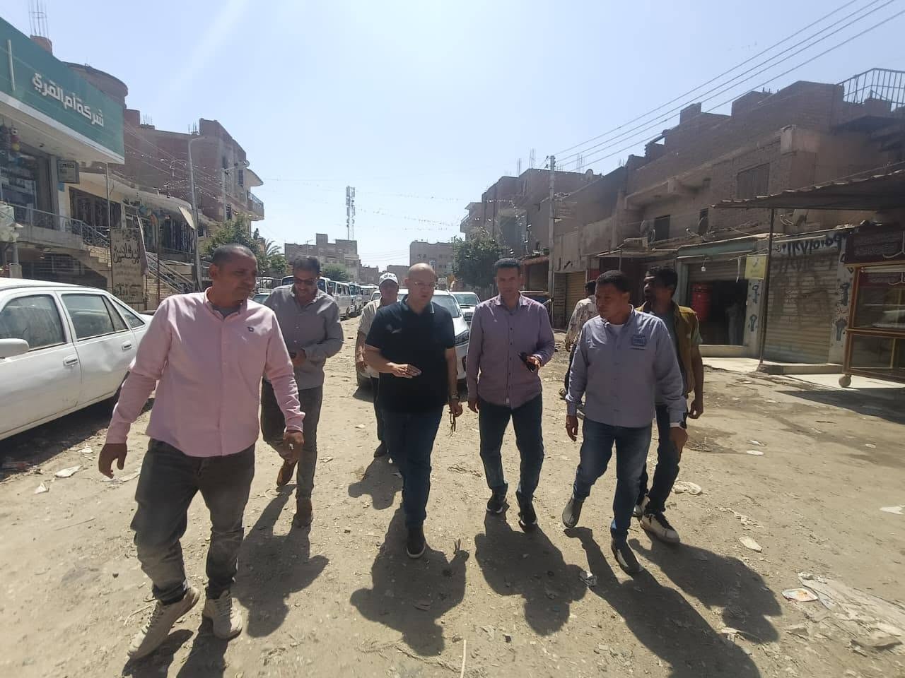 نائب محافظ الجيزة يتفقد حالة النظافة والإشغالات بطرق مركز البدرشين