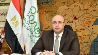 محافظ الفيوم يتابع تداعيات حريق عيادة التأمين الصحي بكيمان فارس