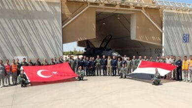 انطلاق التدريب الجوي المشترك المصري-التركي على أرض مصر