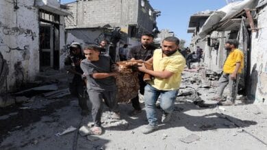 شهيدان ومصابون جراء قصف الاحتلال لقطاع غزة