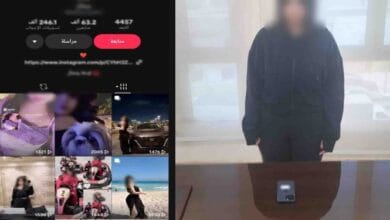 ضبط صانعة محتوى بالجيزة لبثها مقاطع خادشة للحياء