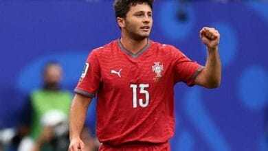 البرتغالي نيفيز يفوز بجائزة رجل المباراة أمام الكونغو الديمقراطية في كأس العالم