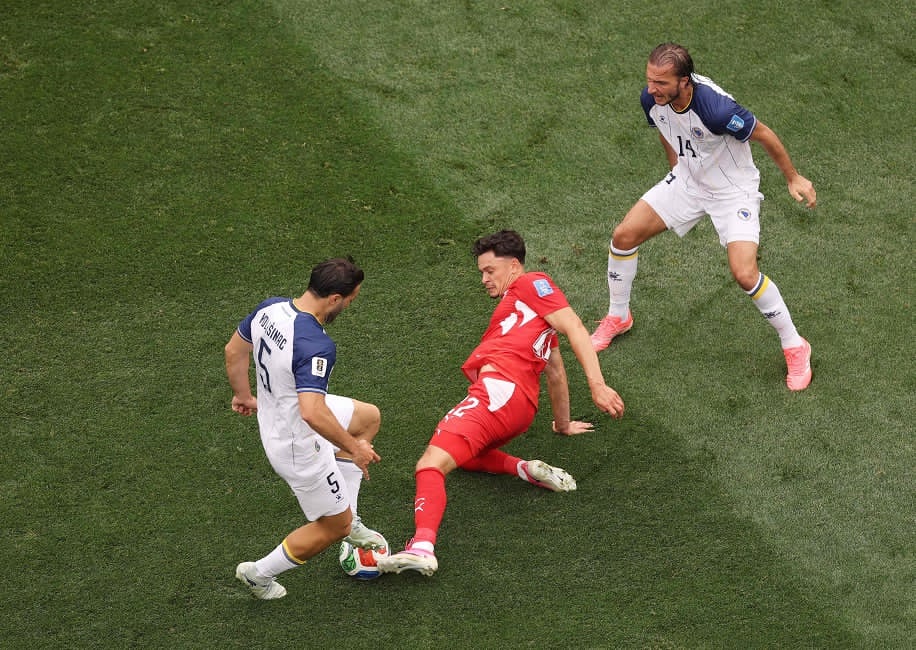 كأس العالم 2026: سويسرا تتغلب على البوسنة بأربعة أهداف لهدف