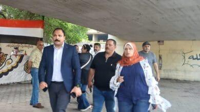 رئيس حي العجوزة يتابع أعمال التطوير بشارع البطل أحمد عبدالعزيز