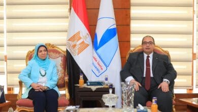 رئيس جامعة كفر الشيخ يستقبل لجنة المجلس الوطني للاعتماد "إيجاك" لاعتماد معمل السموم