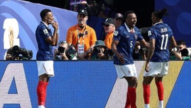 ديمبلي يعزز تقدم فرنسا بالهدف الثالث أمام العراق بكأس العالم