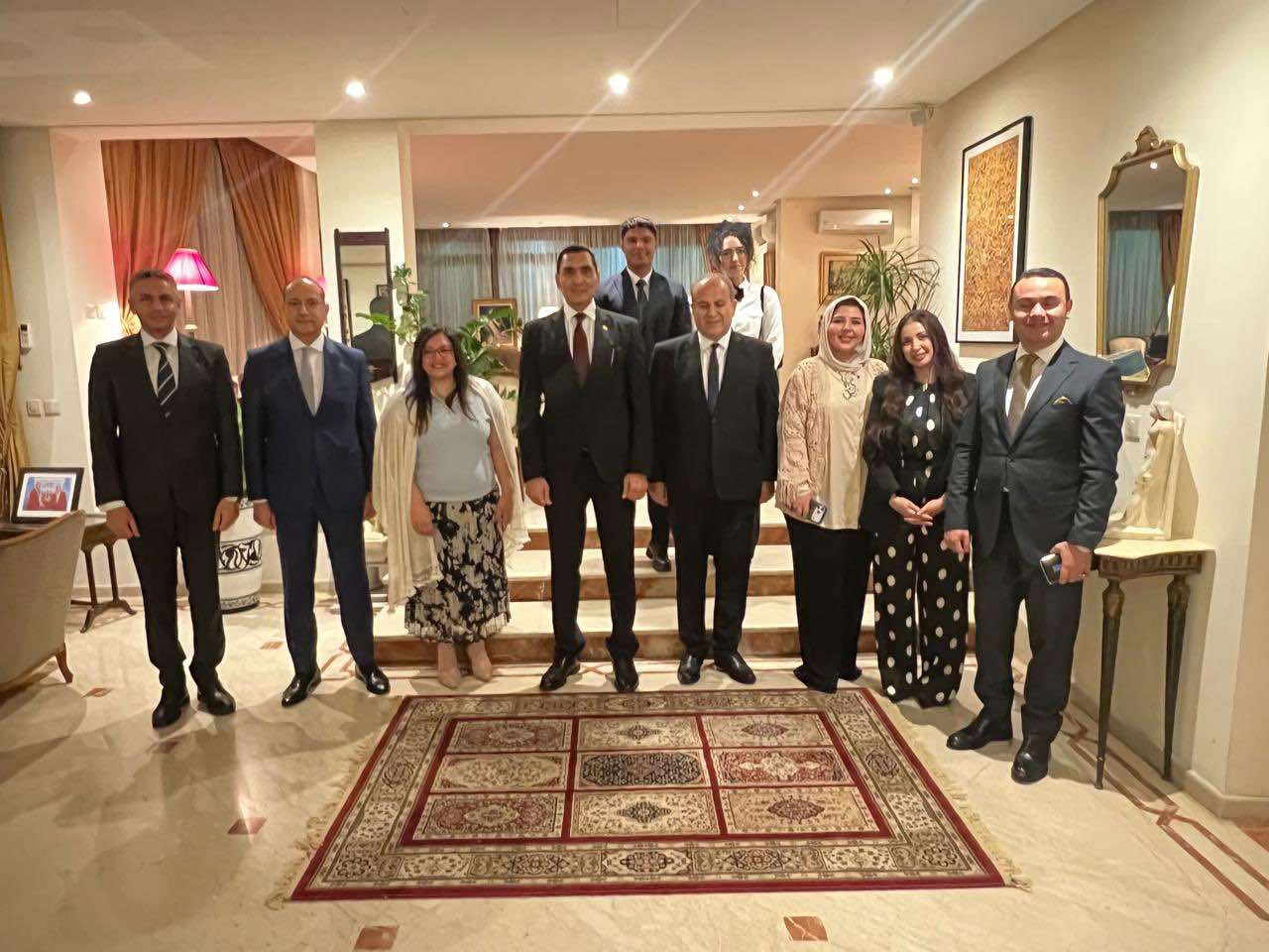 وزير الشباب والرياضة يبحث مع نظيره المغربي تعزيز العمل العربي المشترك