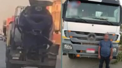 ضبط سائق نقل ثقيل قاد برعونة في التجمع الخامس