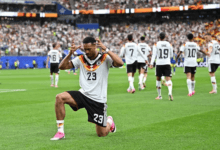 لاعبو المنتخب الألماني يحتفلون بهدف في كأس العالم FIFA 2026™