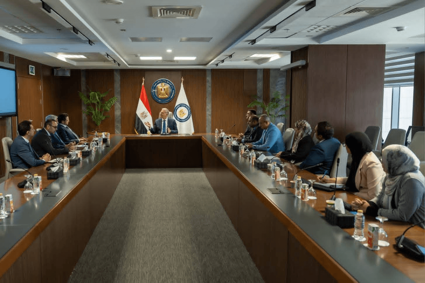 اجتماع بين وزير البترول ومسؤولي شركة FMC القبرصية