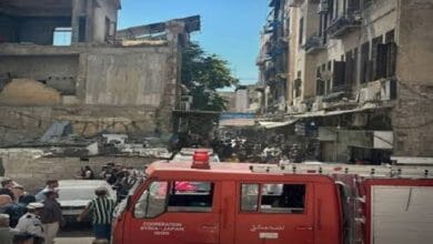 الصحة السورية: 6 قتلى و22 مصابًا حصيلة الانفجار في شارع النصر بدمشق