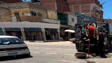شركة مياه القناة تكثف أعمال تطهير شبكات الصرف الصحي لمواجهة أحمال الصيف