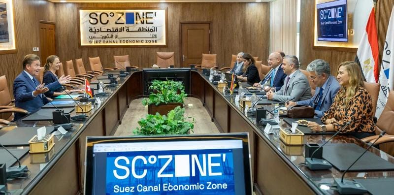 المنطقة الاقتصادية لقناة السويس تبحث زيادة الاستثمارات السويسرية