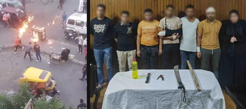 اندلاع مشاجرة عنيفة بالإسكندرية بسبب معاكسة سيدة وضبط المتهمين والأسلحة