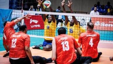 منتخب مصر للكرة الطائرة البارالمبية يبدأ مشواره العالمي بالفوز على رواندا