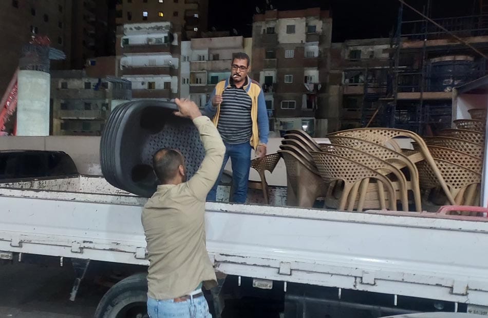 رفع نحو 300 إشغال في حملة مكبرة بمركز كفر الدوار لإعادة الانضباط إلى الشوارع