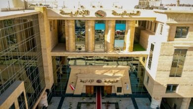 النيابة الإدارية تعاين موقع حريق بعقار بطريق أسيوط بسوهاج